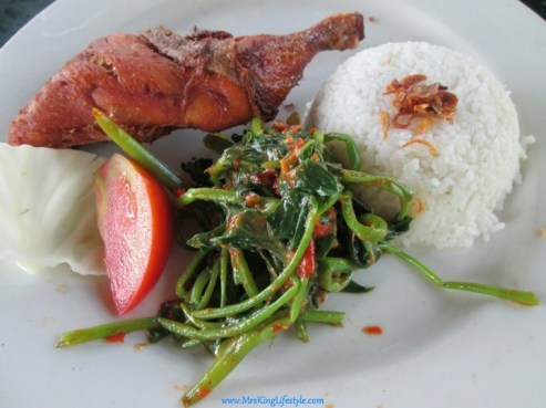 3 Bali Bebek Tepi Sawah chicken