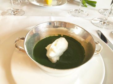 Arpege Spinach leek veloute